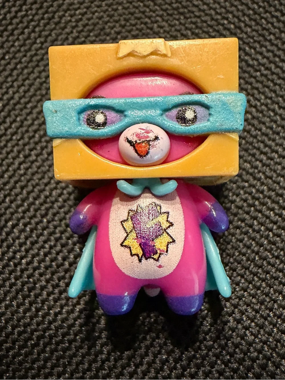 Superhero Foxy Minifigure 1” LankyBox Mystery Figure Series 4